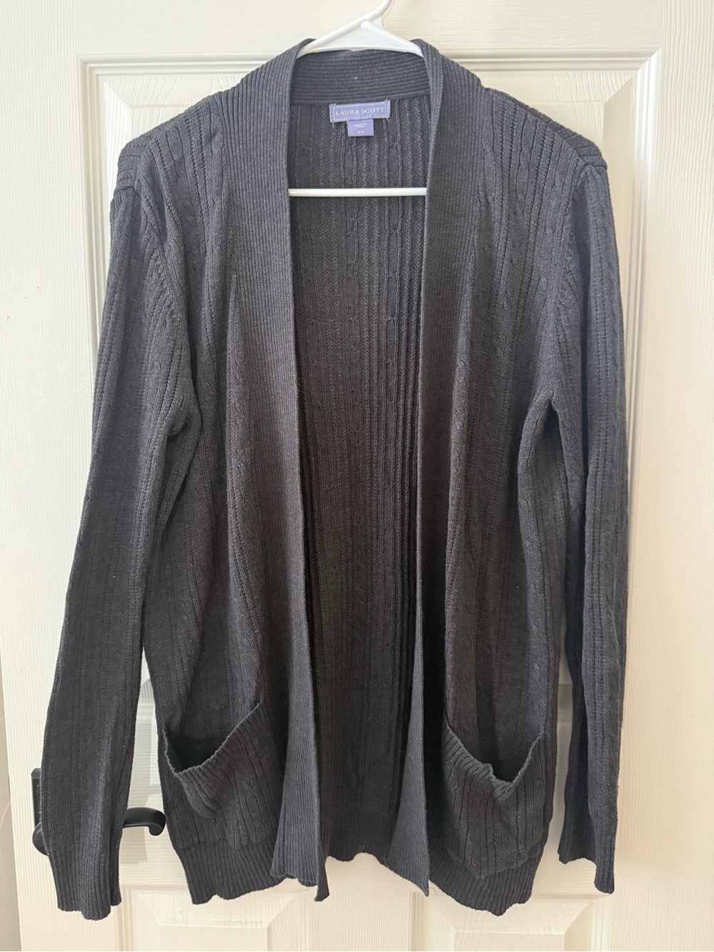Laura Scott Gray Cardigan